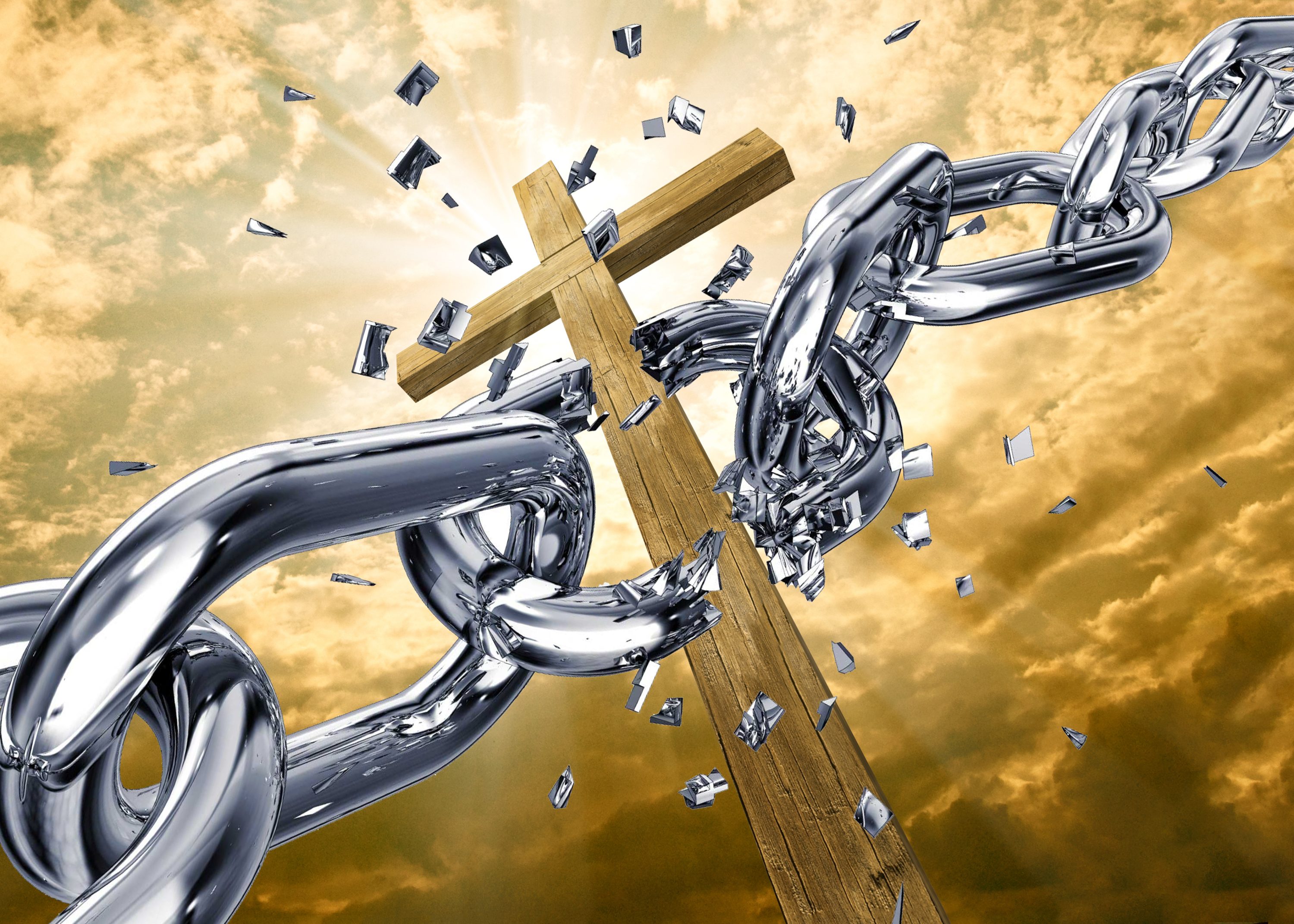 Jesus has the power to break all chains